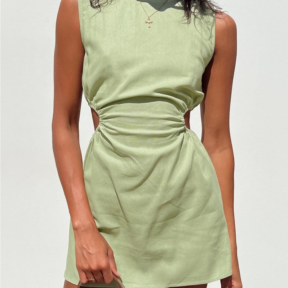 Princess Polly Mayzie Mini Dress Green